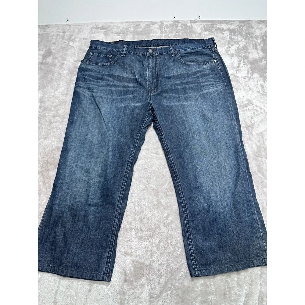 Levis 559 Cropped Denim Blue Jeans Men Size W42 x L 30 (21.5